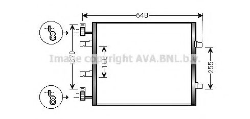 RTA5459 AVA Quality Cooling Радиатор кондиционера