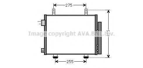 SZA5115D AVA Quality Cooling Радіатор кондиціонера