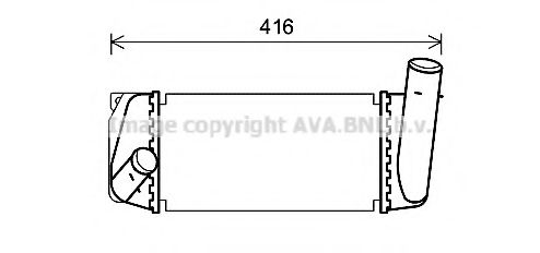 TO4668 AVA Quality Cooling Інтеркулер