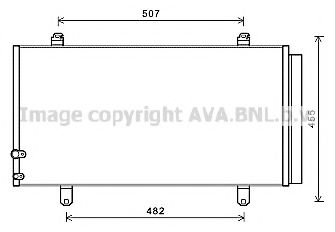 TO5698D AVA Quality Cooling Радиатор кондиционера