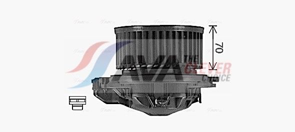 bw8611 AVA Quality Cooling Вентилятор салона
