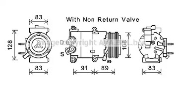 fdak588 AVA Quality Cooling Компрессор кондиционера