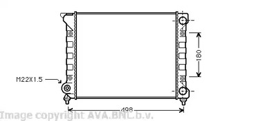 VN2070 AVA Quality Cooling Радиатор охлаждения двигателя для Volkswagen Passat