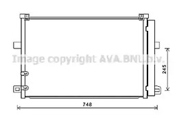 vn5369d AVA Quality Cooling Радіатор кондиціонера для Volkswagen Amarok