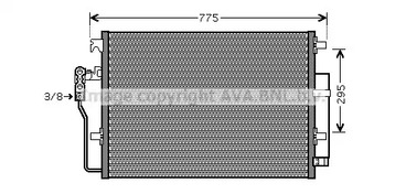 VNA5277D AVA Quality Cooling Радіатор кондиціонера