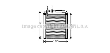 VNA6256 AVA Quality Cooling Радіатор пічки