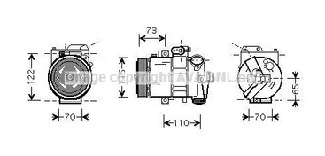 vnak240 AVA Quality Cooling Компресор кондиціонера
