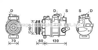vnk356 AVA Quality Cooling Компрессор кондиционера