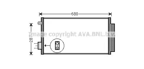fta5411d AVA Quality Cooling Радіатор кондиціонера