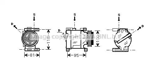 ftak090 AVA Quality Cooling Компресор кондиціонера
