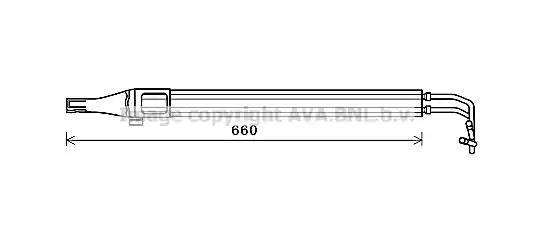 ms3684 AVA Quality Cooling Оливний радіатор кермового управління