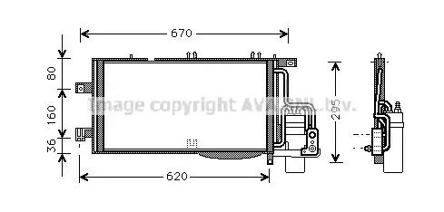 ola5370d AVA Quality Cooling Радиатор кондиционера