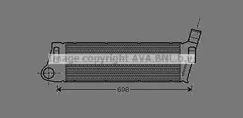 rta4316 AVA Quality Cooling Интеркулер