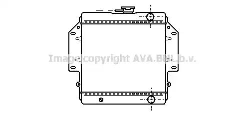 sza2012 AVA Quality Cooling Радіатор охолодження двигуна