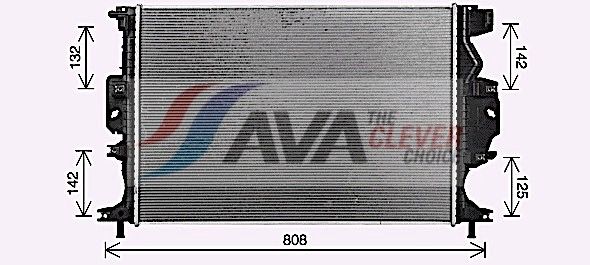 fd2689 AVA Quality Cooling Радіатор охолодження двигуна
