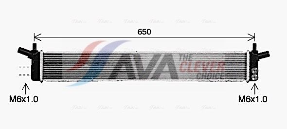 to2783 AVA Quality Cooling Радіатор охолодження двигуна для Toyota Auris