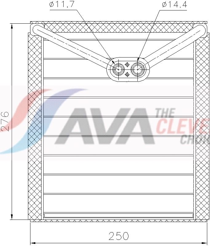 mtv298 AVA Quality Cooling Испаритель кондиционера