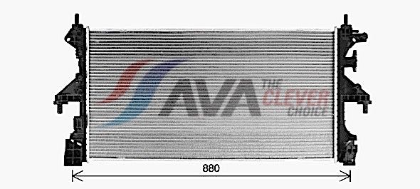 ft2481 AVA Quality Cooling Радіатор охолодження двигуна