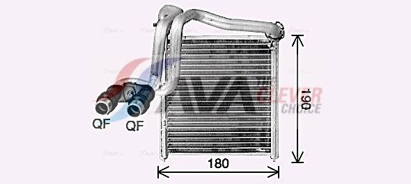 vn6438 AVA Quality Cooling Радіатор пічки