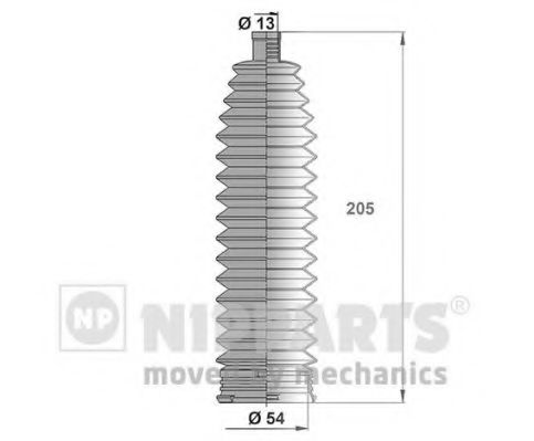 J2841017 Nipparts Пильник кермової рейки