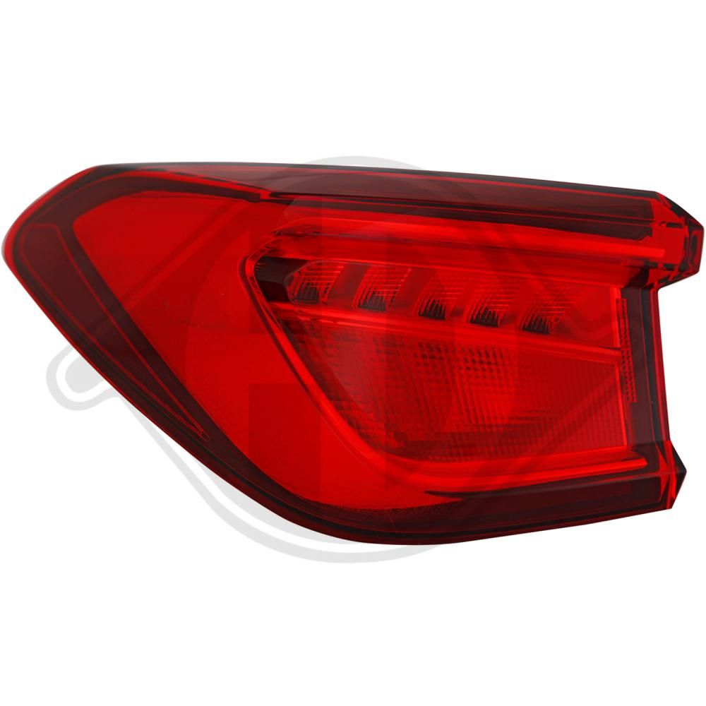 7434091 Diederichs Задний фонарь для Seat Leon