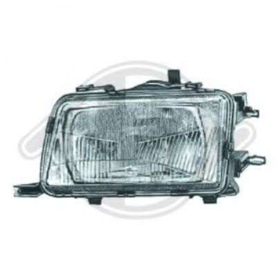 1015082 Diederichs Основная фара для Audi 80