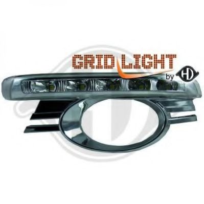 1672388 Diederichs Комплект фар дневного освещения для Mercedes C-Class