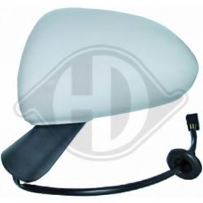 1814225 Diederichs Зовнішнє дзеркало для Opel Corsa