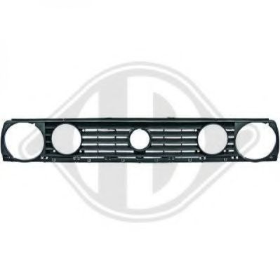 2211044 Diederichs Решітка радіатора для Volkswagen Golf