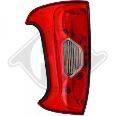 3435091 Diederichs Задний фонарь для Fiat Panda