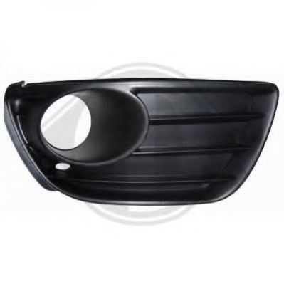 3454049 Diederichs Вентиляційна решітка бампера для Fiat Punto