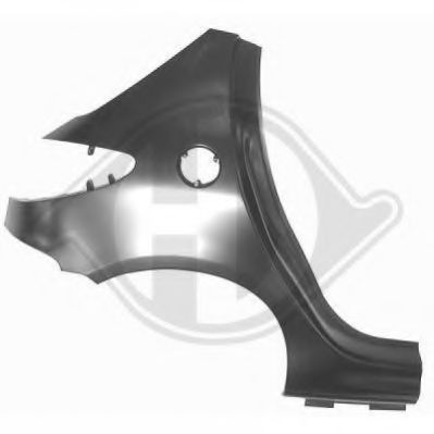 4225036 Diederichs Крило заднє для Peugeot 206