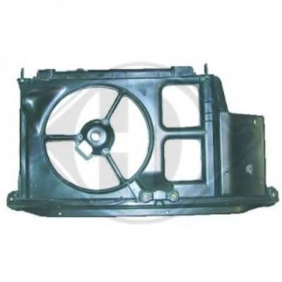 4225044 Diederichs Кожух вентилятора для Peugeot 206