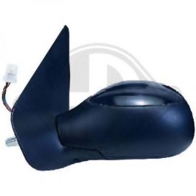 4225125 Diederichs Зовнішнє дзеркало для Peugeot 206