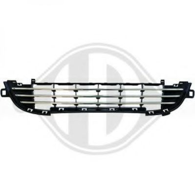 4226445 Diederichs Вентиляційна решітка бампера для Peugeot 207