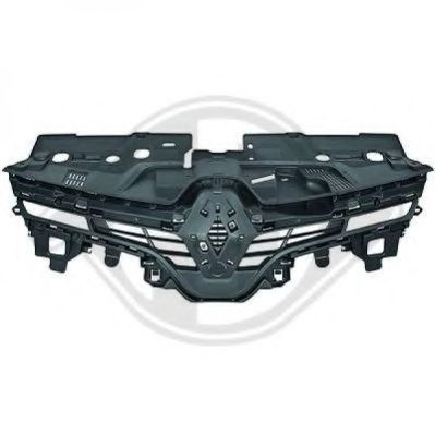 4416040 Diederichs Решітка радіатора для Renault Clio