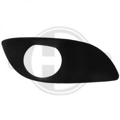 6606148 Diederichs Вентиляційна решітка бампера для Toyota Yaris