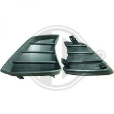 6685849 Diederichs Вентиляційна решітка бампера для Toyota Hilux