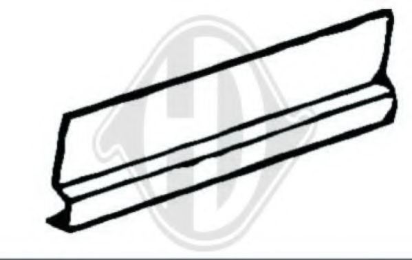 9222412 Diederichs Крило переднє для Ford Transit