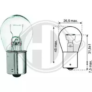 lid10047 Diederichs Лампа указателя поворотов