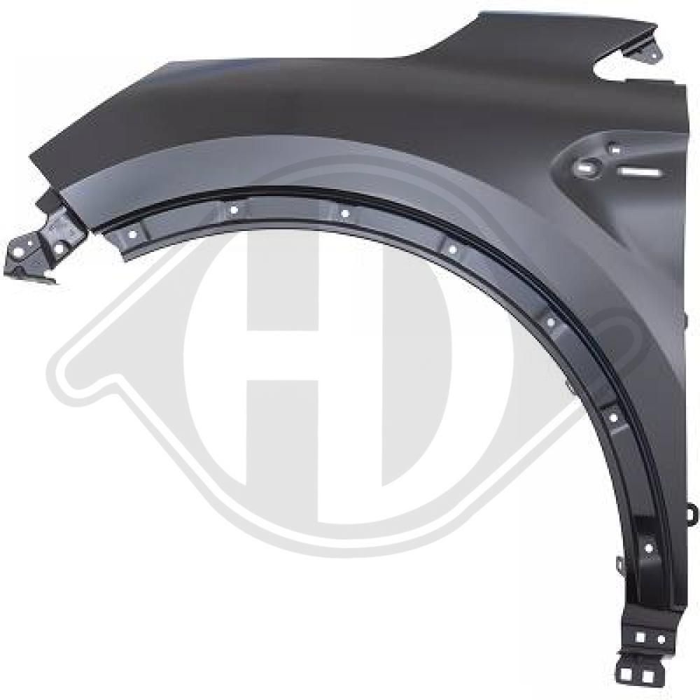 4407007 Diederichs Крыло переднее для Renault Captur