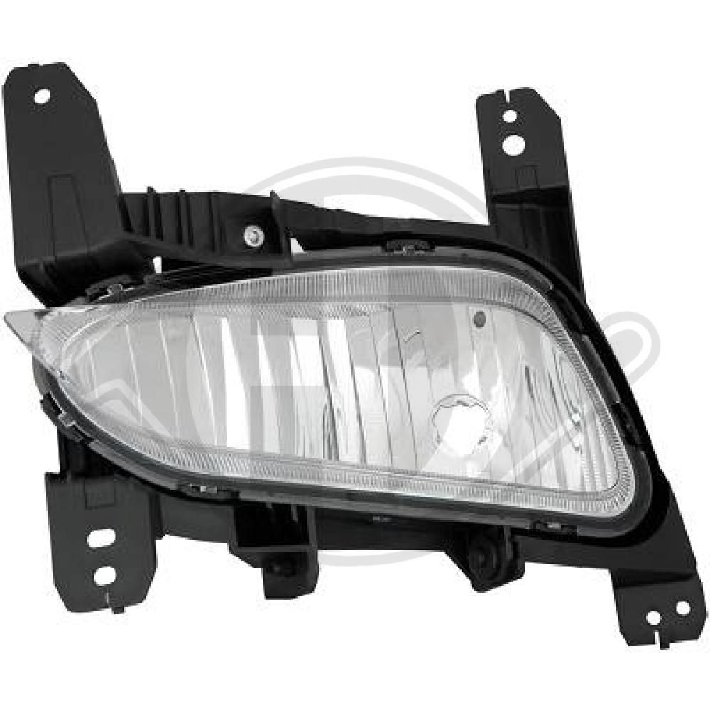 1835189 Diederichs Передняя противотуманная фара для Opel Mokka