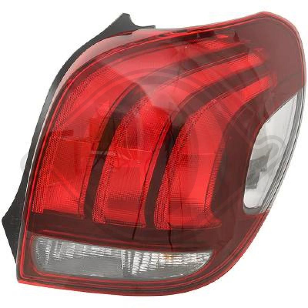 4212090 Diederichs Задній ліхтар для Peugeot 108