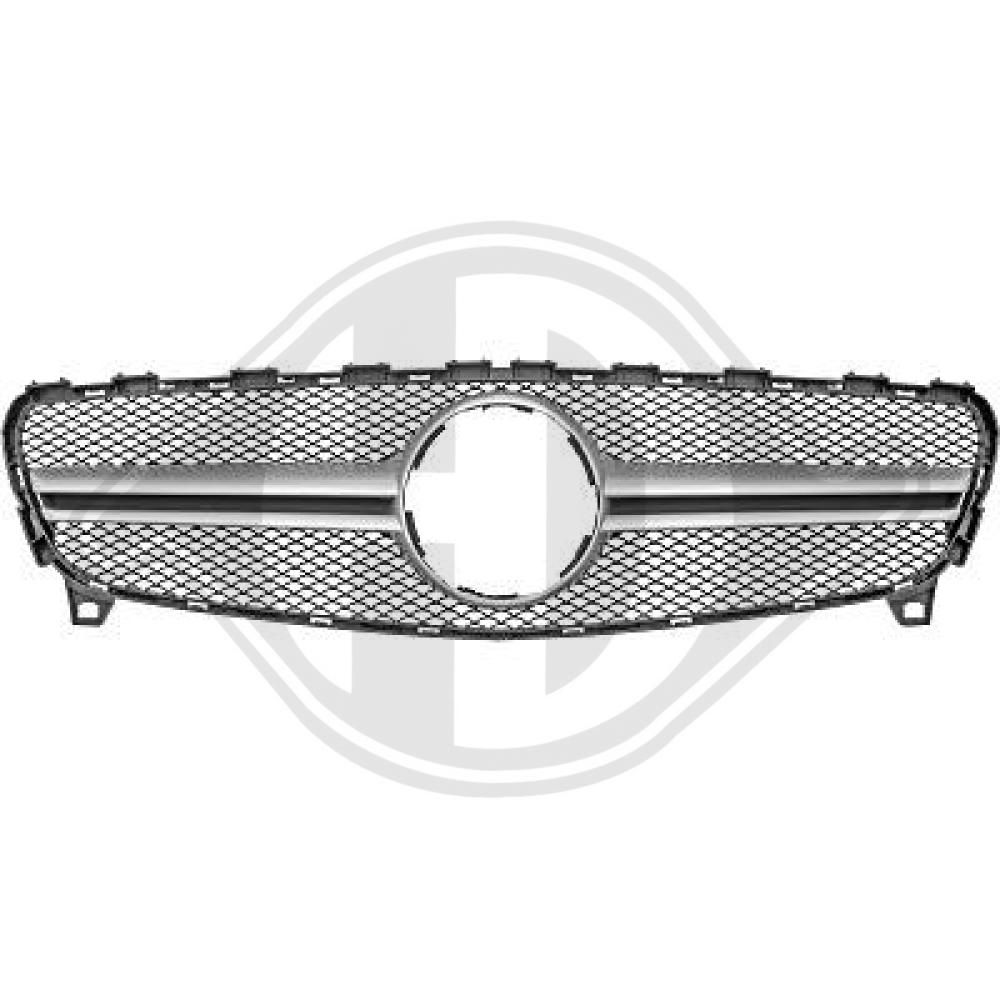 1682442 Diederichs Решітка радіатора для Mercedes A-Class