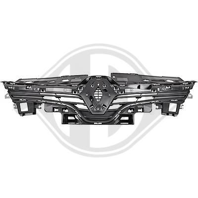 4416140 Diederichs Решітка радіатора для Renault Clio
