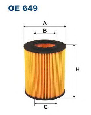 OE649 WIX Filters Оливний фільтр