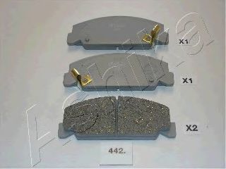 50-04-442 Ashika Тормозные колодки для Honda Civic