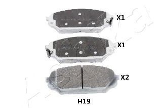 50-0H-H19 Ashika Гальмівні колодки для Hyundai ix55