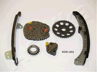 KCK202 Ashika Комплект цепи ГРМ