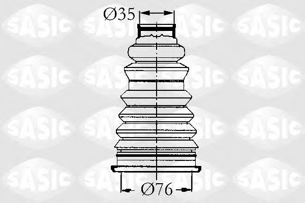 4003434 Sasic Пыльник ШРУСа